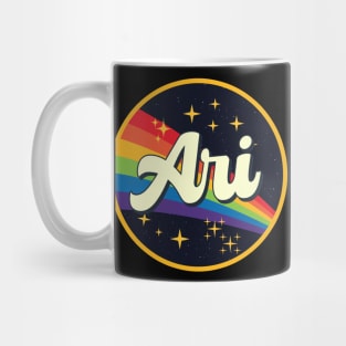 Ari // Rainbow In Space Vintage Style Mug
